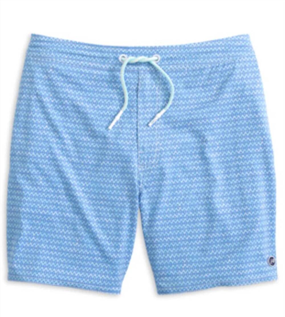 NEW JOHNNIE-O men's malta swim trunks in maliblu